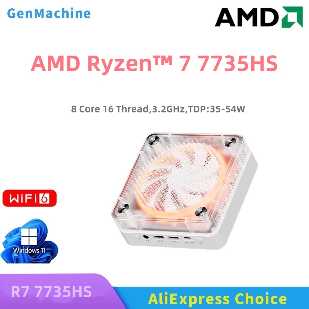 Pc Gaming Ryzen - GenMachine AMD Ryzen 7535HS 7535U 7735HS