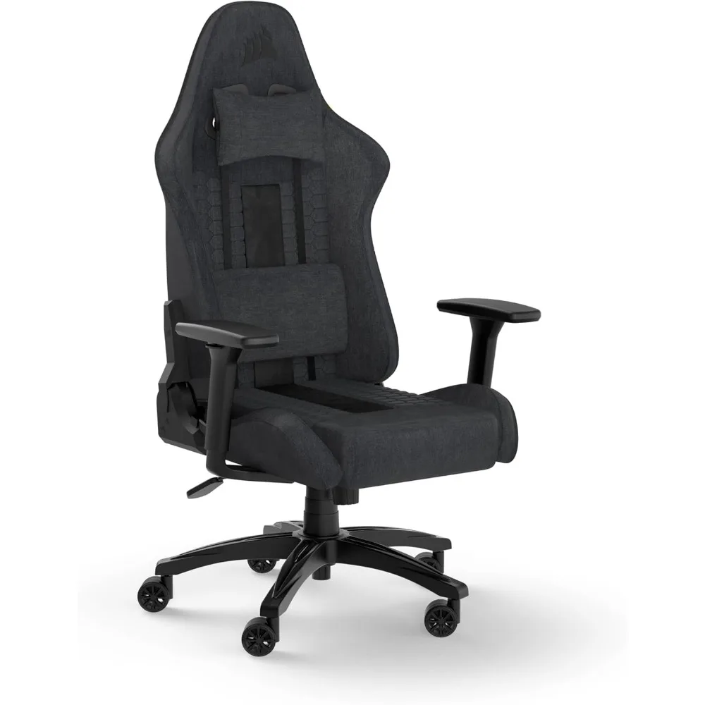 Gaming Chair Lumbar Pillow - tc100 relaxed gaming chair fabric racing-inspired