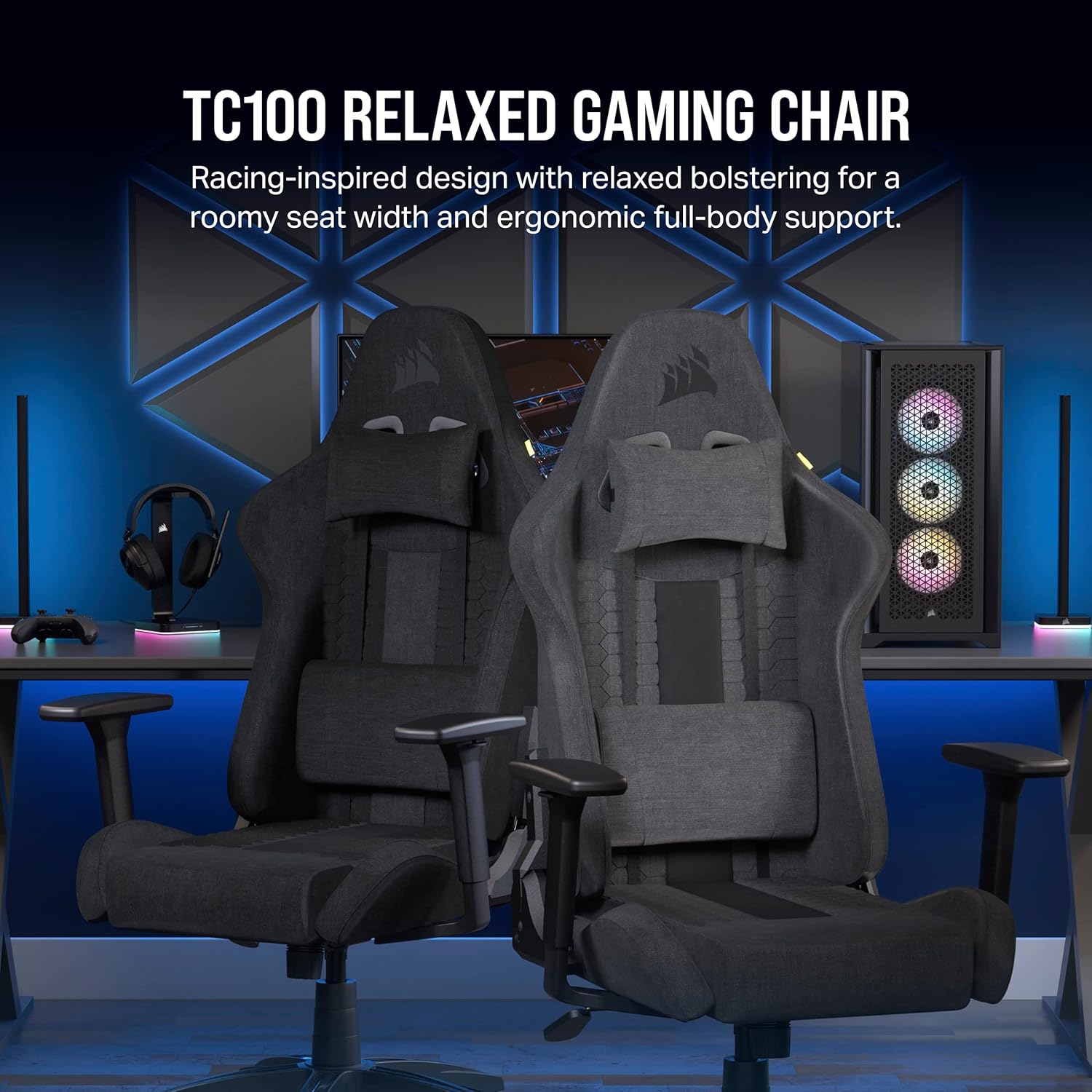 Gaming Chair Fabric Racing Des - Gaming Chair Lumbar Pillow incelemesi ve fiyatı