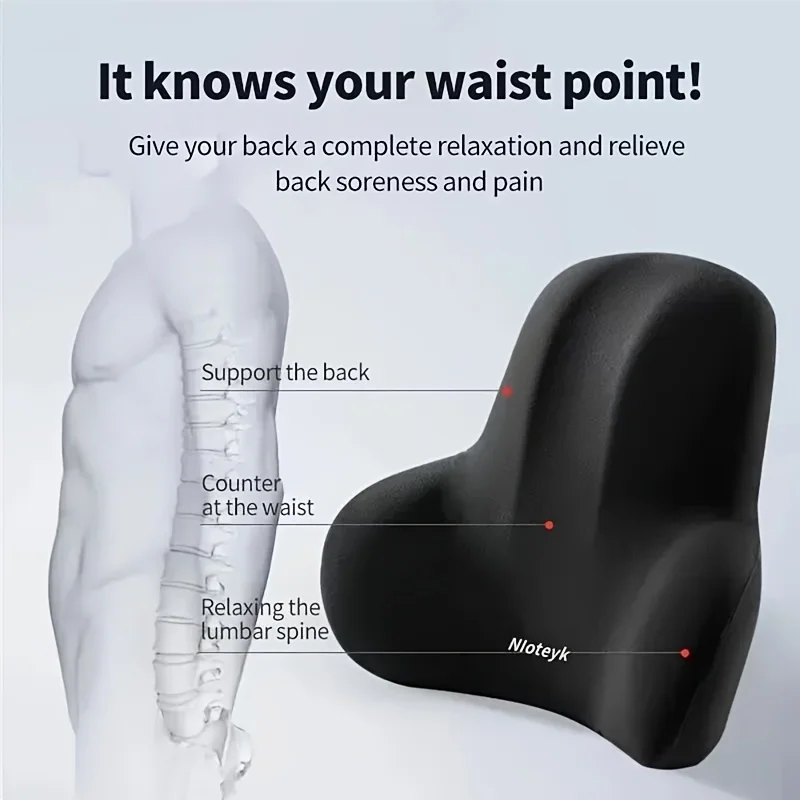 1pc Memory Foam Lumbar Cushion - Gaming Chair Lumbar Pillow incelemesi ve fiyatı