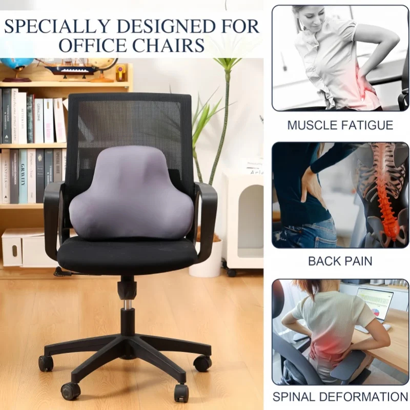 1pc Memory Foam Lumbar Cushion - Gaming Chair Lumbar Pillow incelemesi ve fiyatı