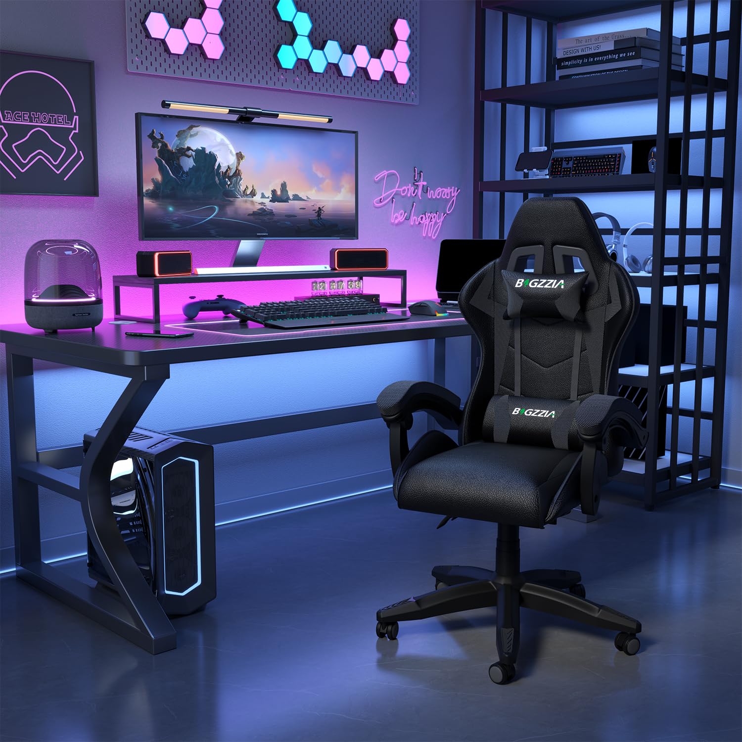 Gaming Chair with Heated Cushi - Gaming Chair Lumbar Pillow incelemesi ve fiyatı