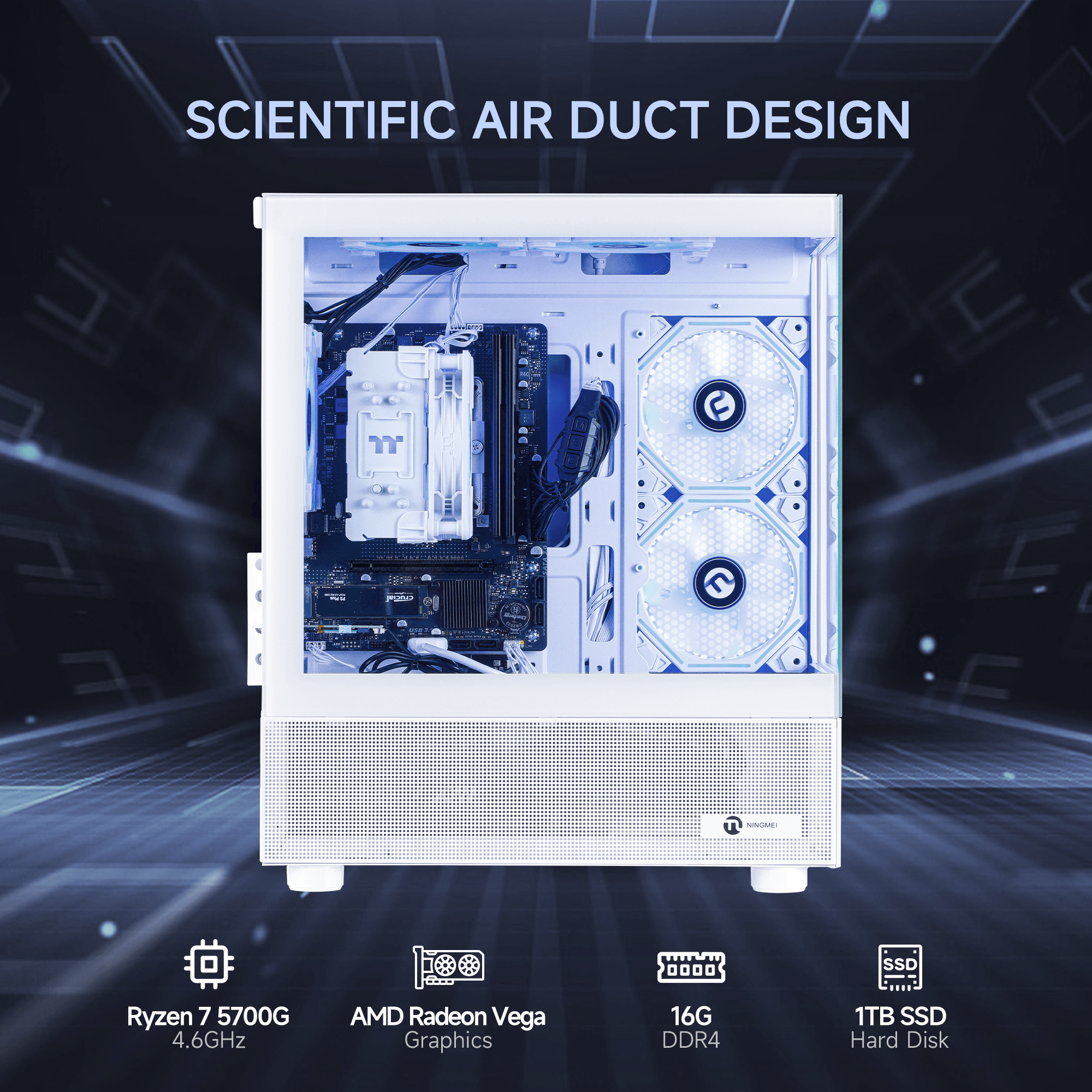 Ningmei Lumishore Gaming Pc Am - Pc Gaming Prebuilt incelemesi ve fiyatı