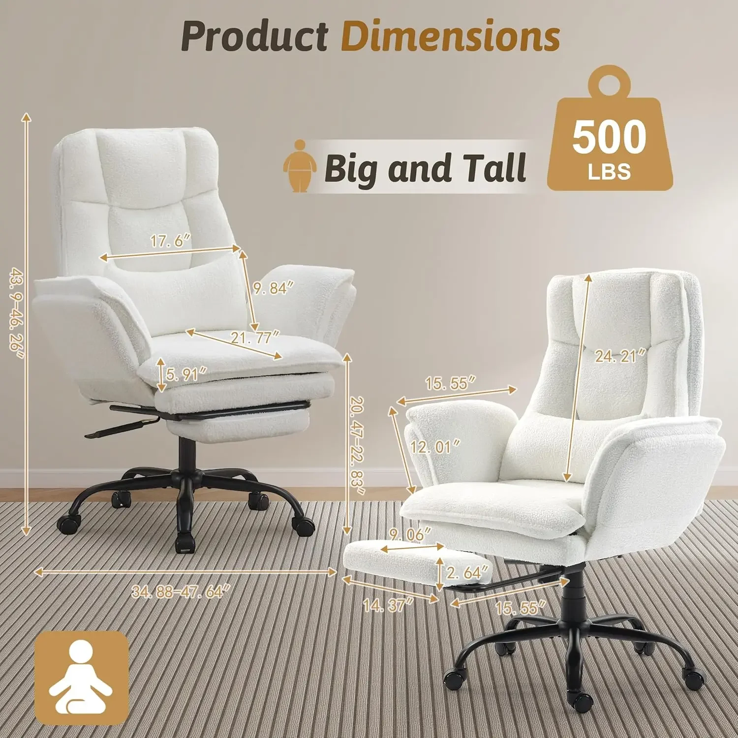 Big And Tall Heavy Duty Execut - Gaming Chair Lumbar Pillow incelemesi ve fiyatı