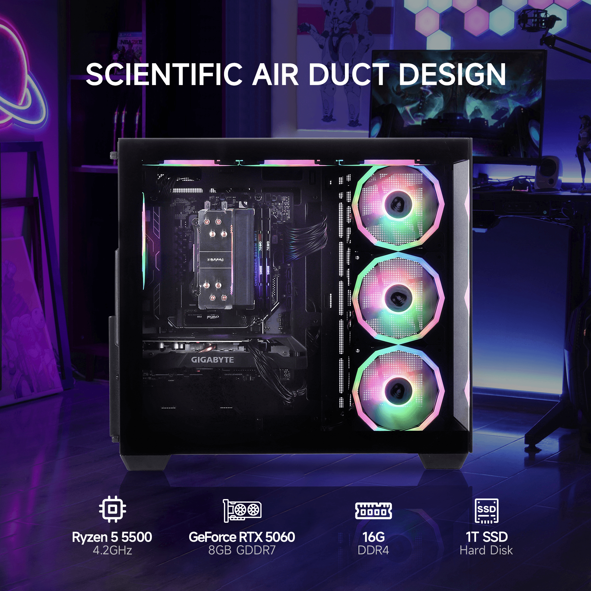 Mloong Gaming PC Desktop AMD R - Pc Gaming Prebuilt incelemesi ve fiyatı