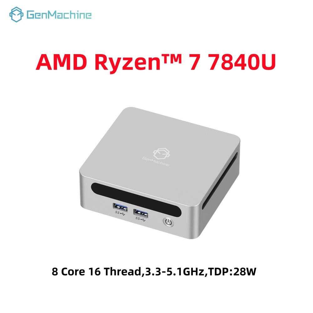 GenMachine Mini PC USB4 2.5G L - Pc Gaming Ryzen incelemesi ve fiyatı