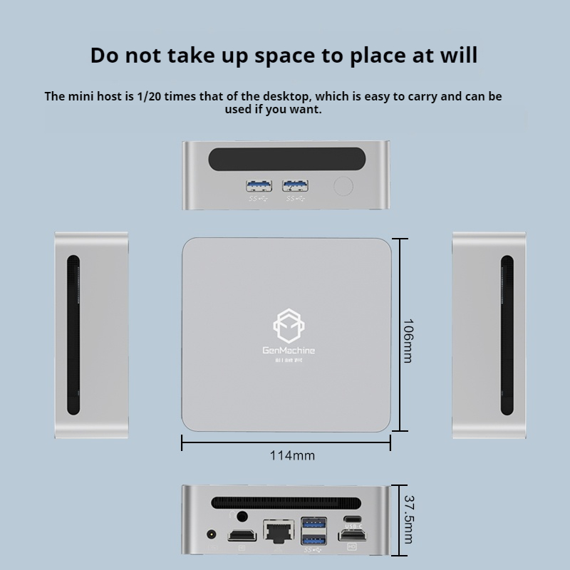 GenMachine Mini PC 4700U ES AM - Pc Gaming Prebuilt incelemesi ve fiyatı