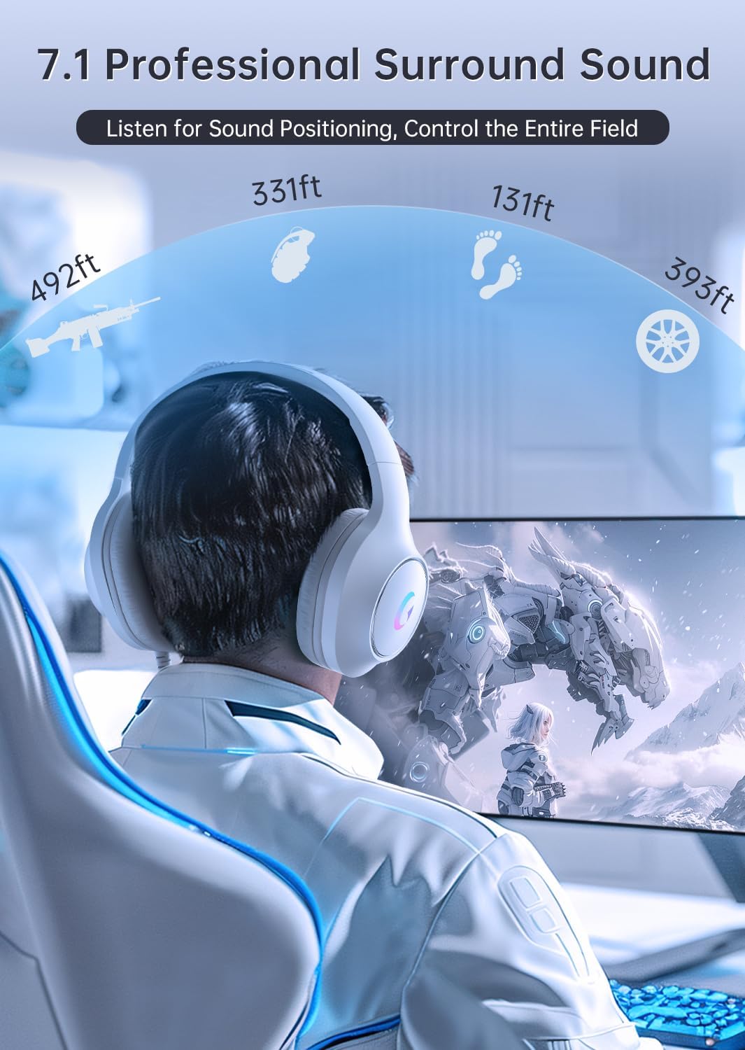 Gaming Headset With 7.1 Surrou - Pc Gaming Gaming incelemesi ve fiyatı