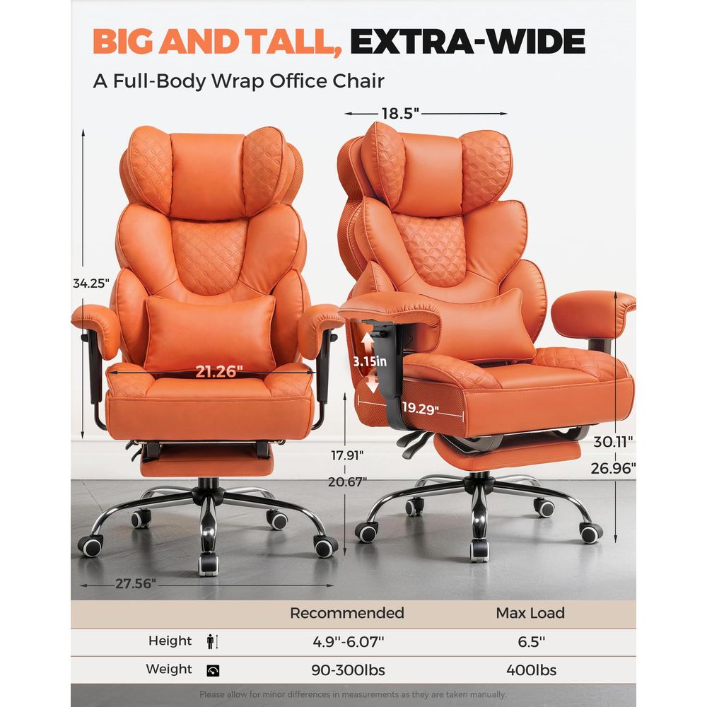 Big and Tall Gaming Chair Ergo - Gaming Chair Lumbar Pillow incelemesi ve fiyatı