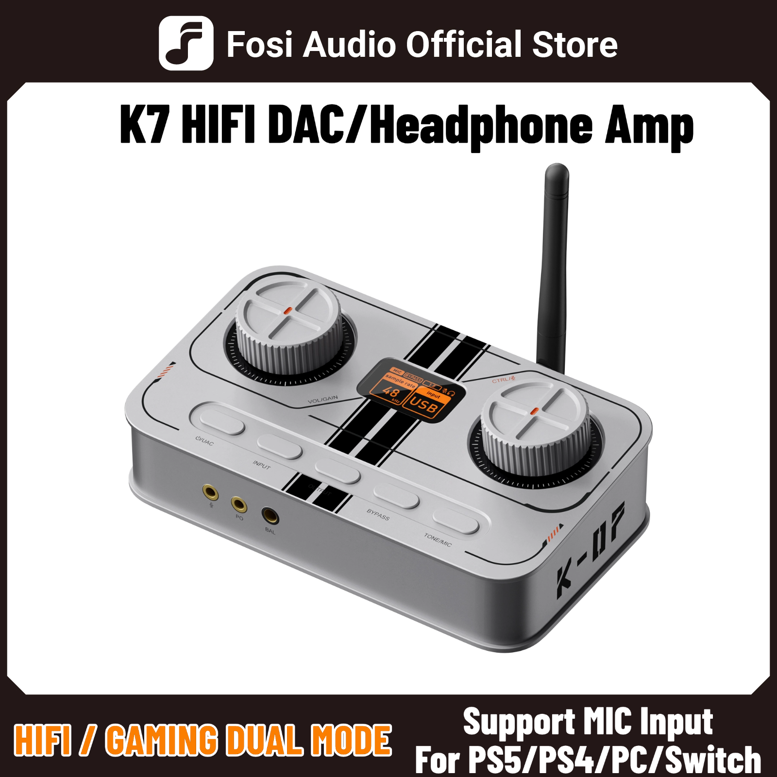 Fosi Audio K7 White Gaming Hea - Pc Gaming White incelemesi ve fiyatı