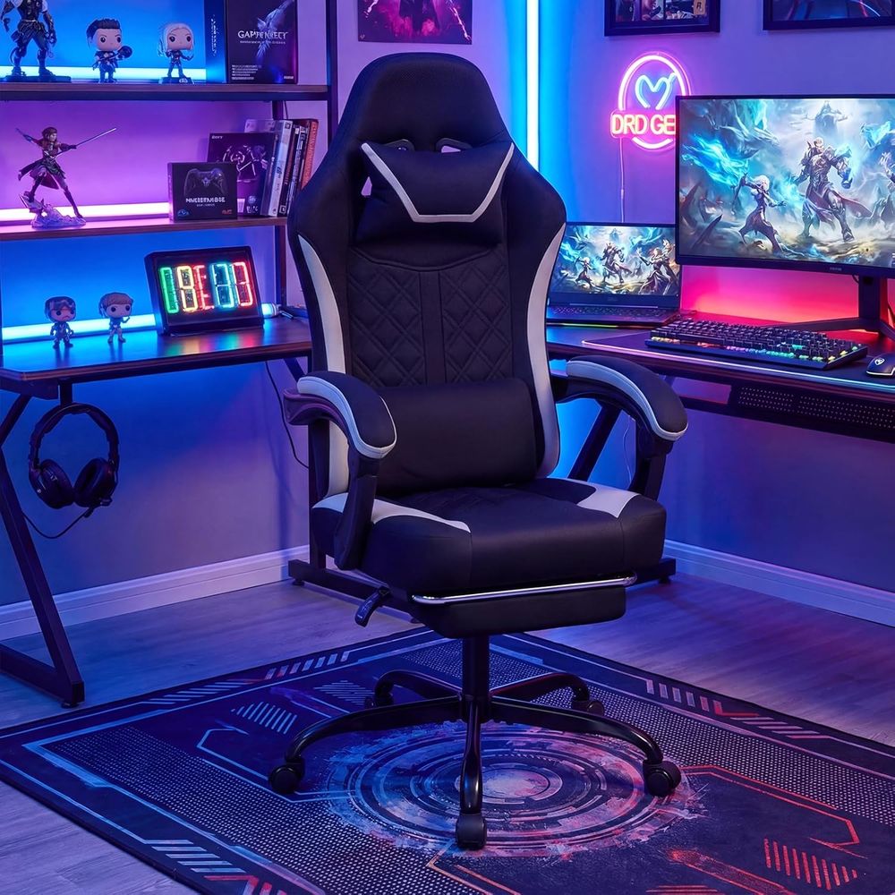 Ergonomic Gaming Chair with Fo - Gaming Chair Lumbar Pillow incelemesi ve fiyatı