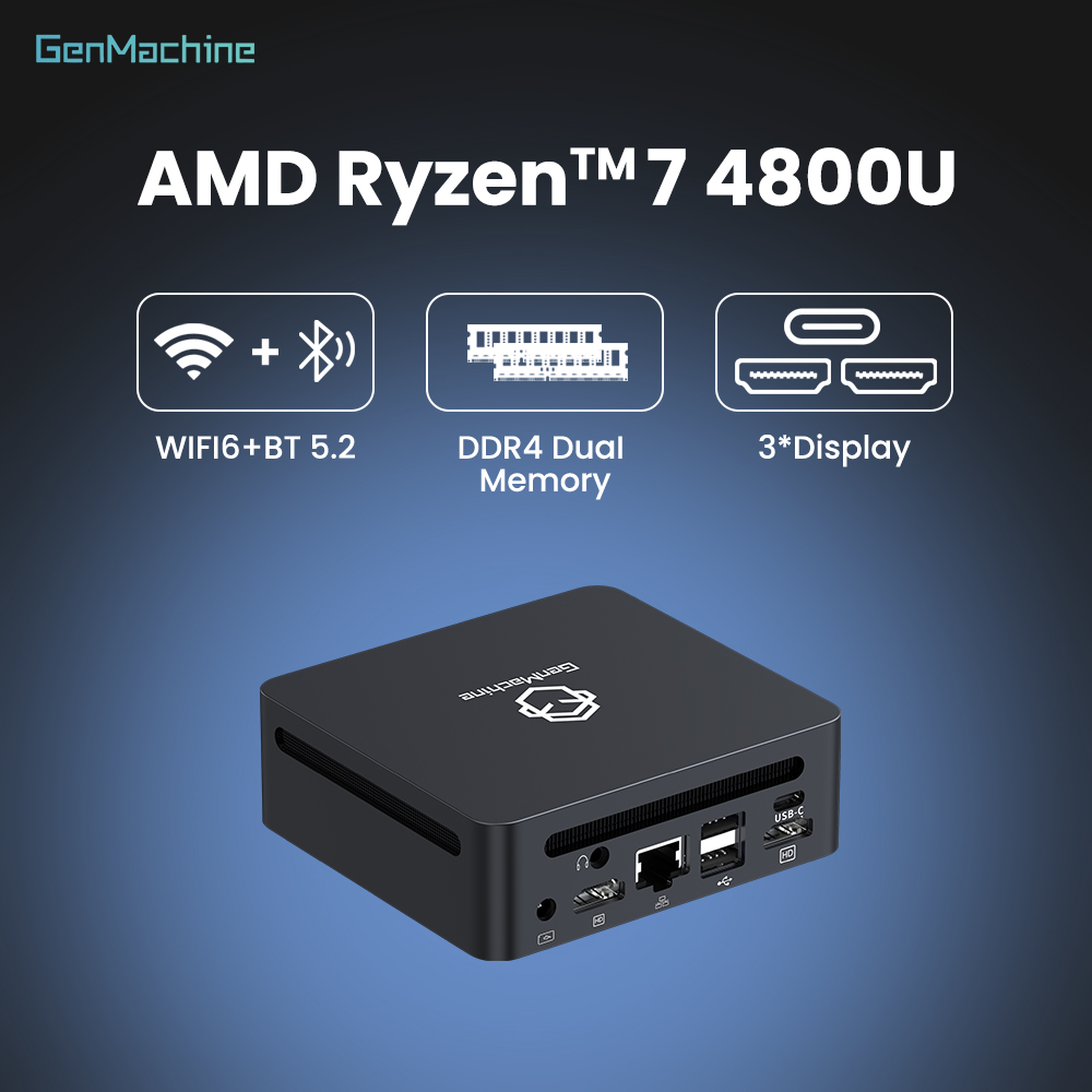 GenMachine Mini PC AMD Ryzen 7 - Pc Gaming Ryzen incelemesi ve fiyatı
